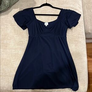 Flirty Navy Blue Dress
